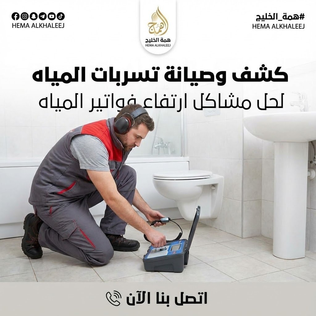 فحص كشف تسربات المياه بالرياض بالأجهزة الإلكترونية بدون تكسير